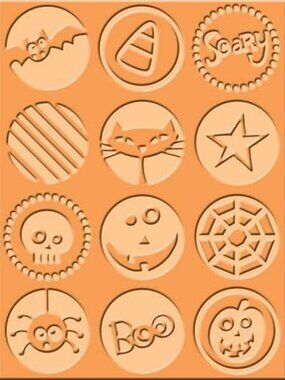 Boo To You - New A2 Cuttlebug Embossing Folder